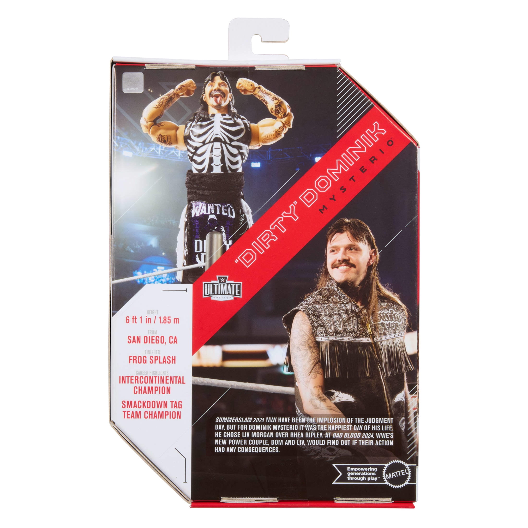 WWE Ultimate Edition "Dirty" Dominik Mysterio Action Figure & Accessories Set, 6-inch Collectible