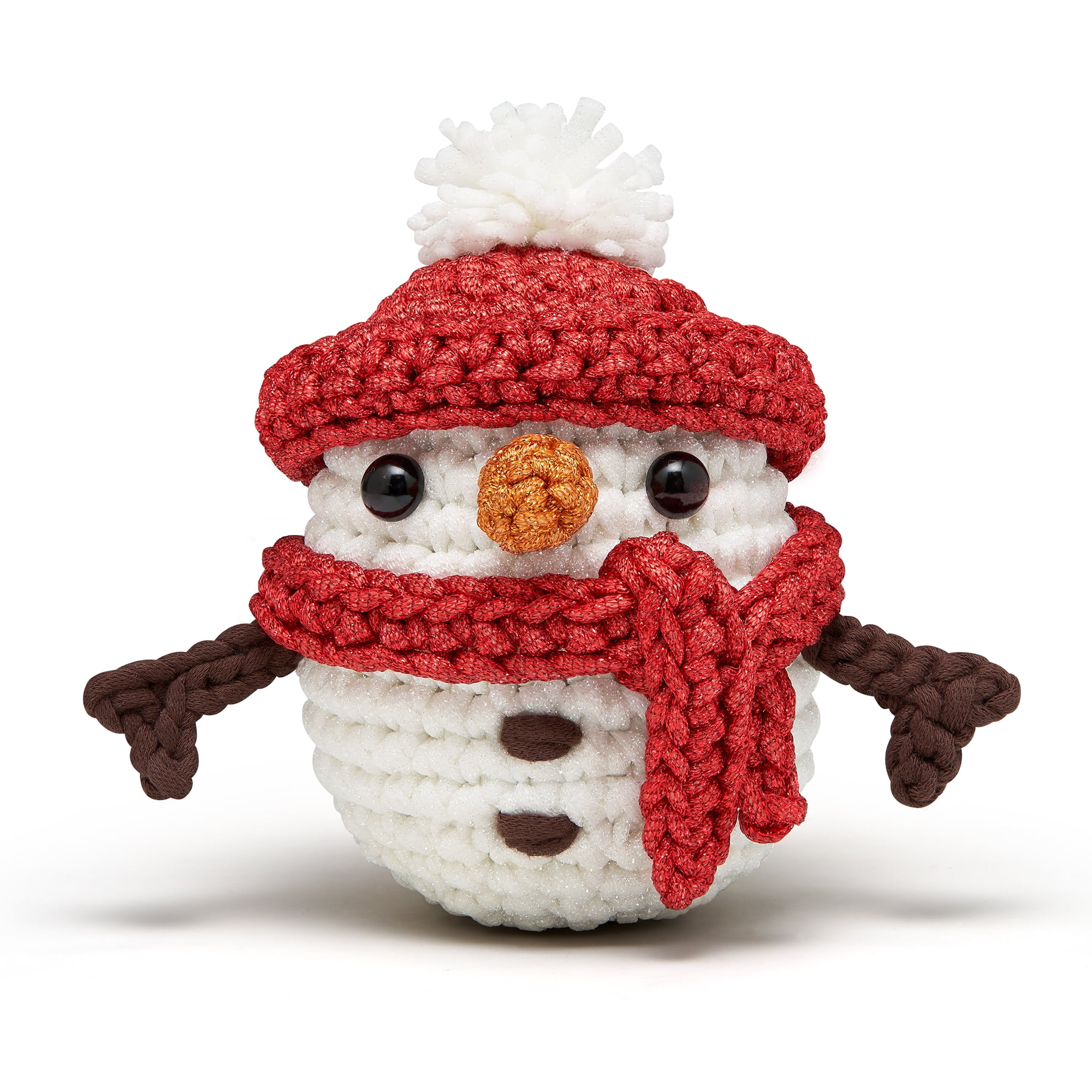 The Woobles Beginner Crochet Amigurumi Kit – Noel the Snow Wooble
