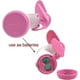 thumbnail image 4 of Portable Fan Handheld Mini Fan AA Battery Powered Super Mute Cooling Fan for Home, Office and Travel - Battery Not Included - Pink, 4 of 5