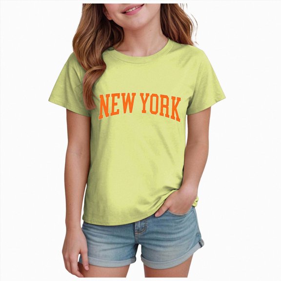 boobe Girls Toddlers' Short Sleeve Graphic T-Shirts Crewneck Kids Tee Tops Girl Clothes Outfit 6-12 Months 12-24 Months 2t 3t 4t 5t 6t 7t 8t 9t Children,Graphic