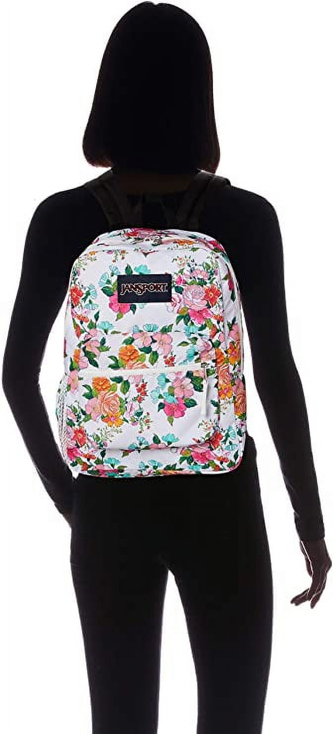 JanSport Cross Town Backpack - Red/Multi Hippie Days