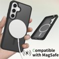 thumbnail image 4 of Allytechgroup Magnetic Case for Samsung Galaxy S25+, Hard PC Slim Fit Phone Case Support Wireless Charging Non-slip Shockproof Back Cover Bumper for Samsung Galaxy S25+, Black, 4 of 5