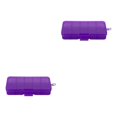 thumbnail image 4 of relayinert 10 Grid Plastic Jewelry Removable Storage Box Convenient and Durable Container for Beads and Earrings Purple 12.8x6.5x2.2cm 2Set, 4 of 6