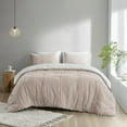 thumbnail image 2 of INK+IVY Kara 3-Piece Cotton Modern Jacquard Comforter Set in Blush Pink, 2 of 10