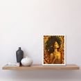 thumbnail image 2 of I'm an Autumn Amber and Red Modern Illustration Artwork Framed Wall Art Print A4, 2 of 4