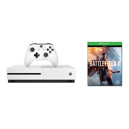 Microsoft Xbox One S - Battlefield 1 Bundle - game console - 4K - HDR - 500 GB HDD - white