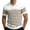 Beige, variant on VEKDONE Men's Stripe Shirts Short Sleeve Knit Textured Color Block Shirt Tops Summer Collar V-Neck Loose Fit Golf Shirts Red M