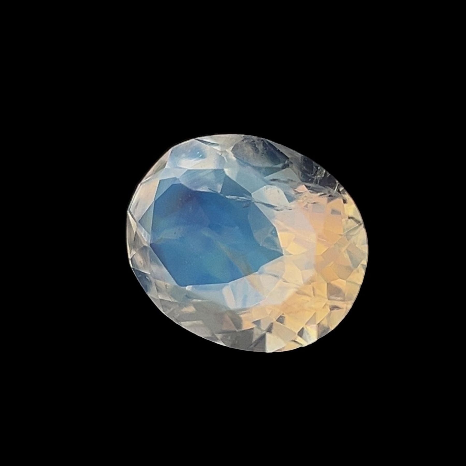 Certified Real 1 Carat Moonstone Oval Shape Brilliant Cut 8x6 mm Loose Gemstone June Birthstone