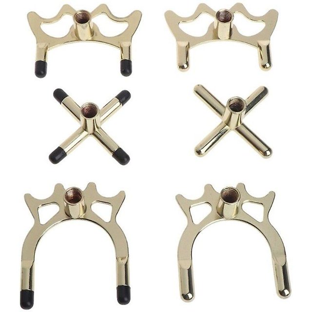 Hot Metal Copper Plating Stick Durable Anti-slip Billiards Snooker Pool Cue Rest Bridge Head Holder Pool Cue Accessory 6 Styles Afortunado Sencillez