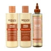 Mizani Press Agent Shampoo 8.5oz + Conditioner 8.5oz + Wonder Crown 5.8oz w Processing Caps