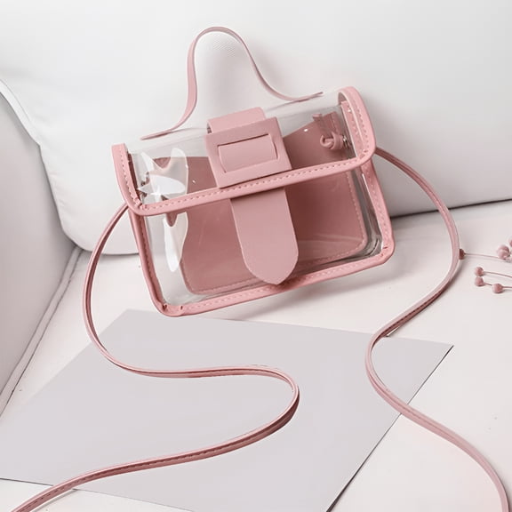 GASTROPOD Clear Purses for Women, Pvc Messenger Handbag Transparent Crossbody Purse Bag for Concert Sports Events & Amusement