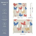thumbnail image 2 of Yayeee Toggle Light Switch Wall Plate 2-Gang 4.56"x4.48" Decorative Outlet Cover, Red Butterflies, 2 of 7