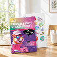 Clear Printable Vinyl Sticker Paper 30 Sheets 11