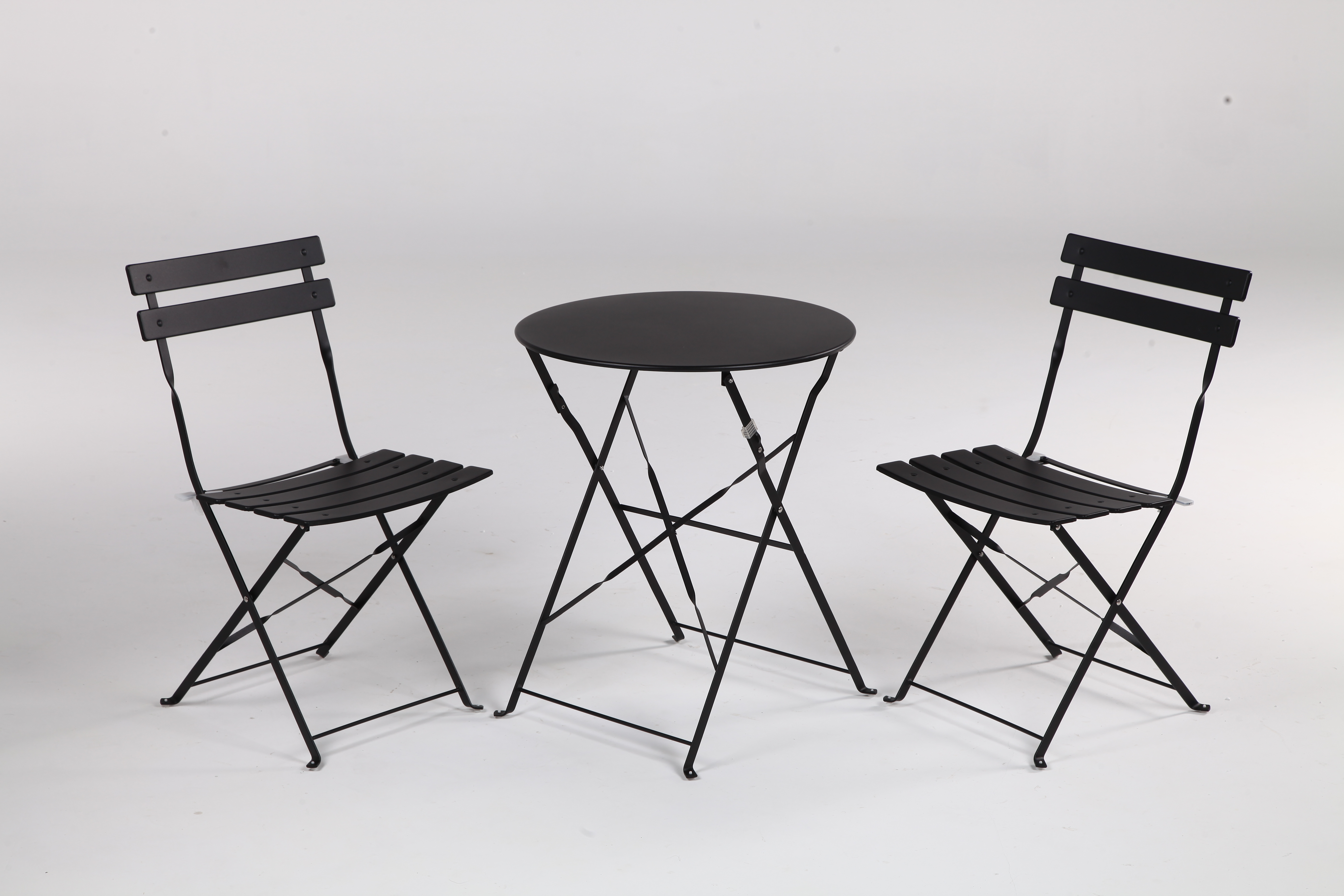 Boyel Living Patio Bistro Set, Folding Outdoor Patio Table and Chairs