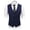 01-Navy Blue, variant on COOFANDY Mens Suit Vest Formal Dress Vest Slim Fit Buesiness Wedding