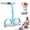 Blue-b, variant on Multifunction Pedal Resistance Band, Portable Pedal Resistance Band with Handle, Upgrade 6-Tubes Natural Rubber Foot Tension Rope, Elastic Yoga Fitness Bands