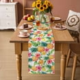 thumbnail image 2 of Summer Pineapple Table Runner 36 Inches, Tropical Fruits Lemon Watercolor Bed Runner Dresser Scarves Tabletop for Indoor Outdoor Parties/Ceremony/Banquet, 13"x 36", 2 of 9