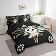 thumbnail image 3 of Castle Fairy Animal Print Aztec Twin Bedding Sets,Western Bull Skull Bedding Comforter Set, 3 of 8