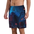 thumbnail image 2 of Vsdgher Spooky Halloween Night Scene Men's Beach Shorts, Surfing shorts, Swim trunks, Quick Dry Swim Trunks for Surfing Beach Fun -3X-Large, 2 of 6