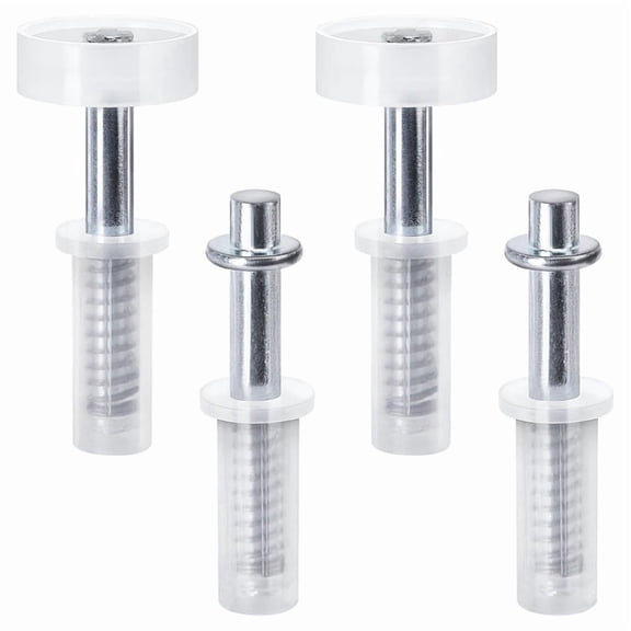 Bi-Fold Door Top Roller Guide Wheel and Top Pivot,Spring Loaded Bifold Door Hardware Kit Bifold Closet Door Repair Kit