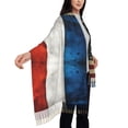 thumbnail image 2 of Womens United States Russian Flag Scarf Shawl Wraps Soft Warm Shawls, 2 of 6