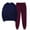 Navy, variant on Winter Save Big! Kiplyki Women's Gym Sport Suit Solid Round Neck Pullover Casual Sports Pants Sports Set