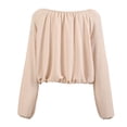 thumbnail image 2 of Blusa George para Mujer, Manga Larga Beige Talla M, 2 of 4
