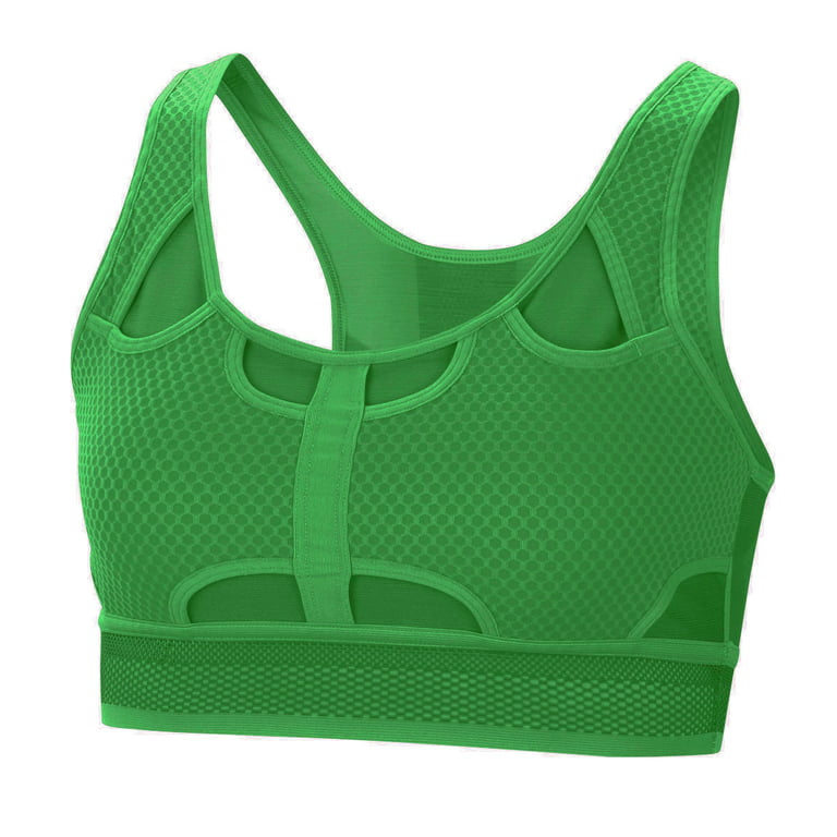 Nike Women's Training Ultrabreathe Sports Training Bra (Green, X-Large)