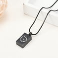 thumbnail image 2 of Personalize Square Necklace for Cremation Ashes Urn Necklace for Ashes of Loved One Memorial Jewelry Pendent for Ashes and Chain, 2 of 5
