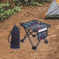 thumbnail image 1 of Taburete portátil para acampar en escobillas plegables silla plegable silla plegable multifunción reclinable reposapié para jardinería de conciertos, 1 of 8