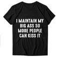 thumbnail image 4 of Raeneomay Oversized T Shirts for Women Women Short Sleeves Letter Print Casual Tops Blouse T-Shirt, 4 of 4