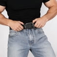 thumbnail image 3 of Casual Canvas Waist Belt for Men and Women with Adjustable Buckle, 3 of 8