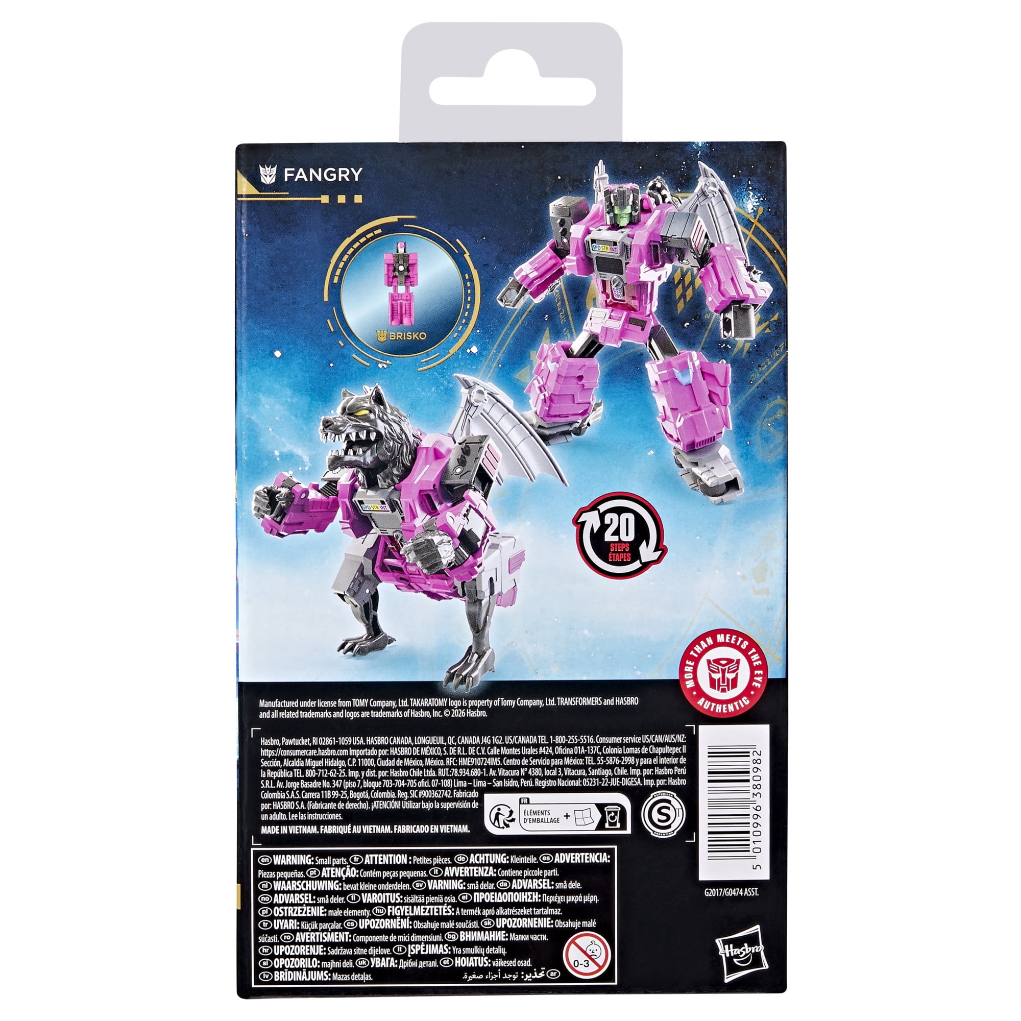Transformers Toys Age of the Primes Fangry 5.25-inch Action Figure, 8+