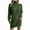Army Green, variant on Fesfesfes Women Sweater Fall And Winter Casual Button Turtleneck Long Sleeve Bottoming Sweater Dress Clothes Sale