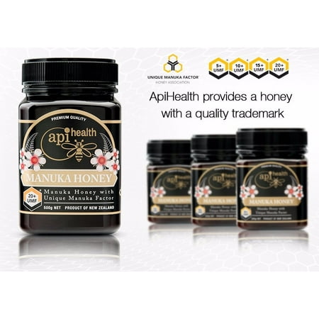 Manuka Honey API Health 500g UMF 20 MGO ? 829 Pure New Zealand Honey 1.1 lb