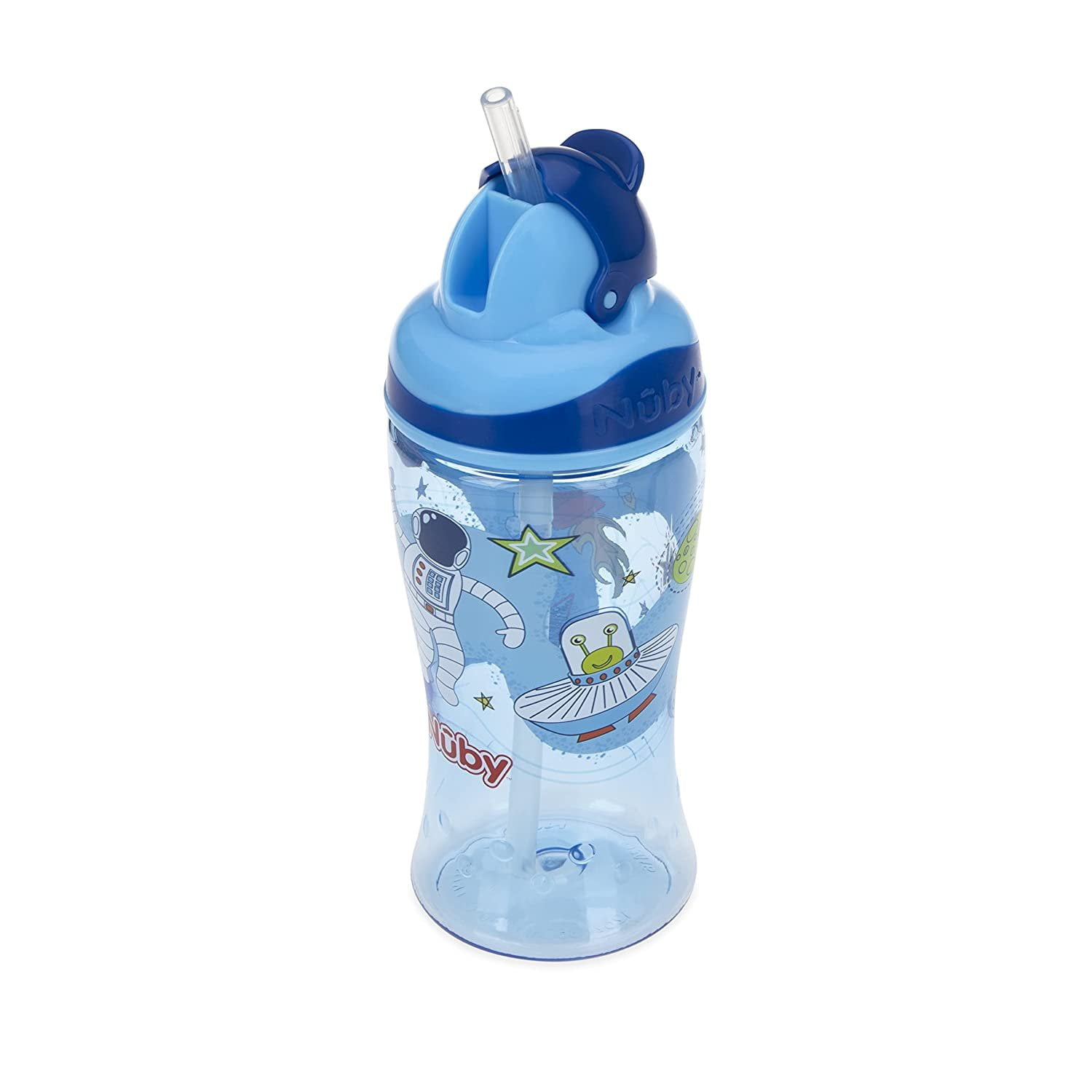 DDI 2367753 12 oz Nuby No-Spill Boost Cups with Flip-it Straw for 18 Plus Months - 2 per Pack - Case of 24