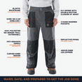 thumbnail image 4 of RefrigiWear Men's ChillShield Insulated Pants - Warm, Waterproof, Lightweight Work Pants for Extreme Cold, 4 of 7