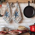 thumbnail image 6 of Texas Star Rustic Kitchen Towels Set of 4, Country Blue Berry Brown Wooden Plank Absorbent Dish Towels for Kitchen, Microfiber Hand Towel, Quick Drying Tea Towel for Cleaning Decorative Dishcloths, 6 of 7