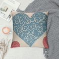 thumbnail image 2 of Pratyus Heart Shapes Swirls Pillowcase for Home Furnishing Decor Square Style 18x18in, 2 of 5
