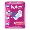 thumbnail image 1 of Toallas femeninas Kotex Regular con alas flujo abundante 40 piezas, 1 of 6