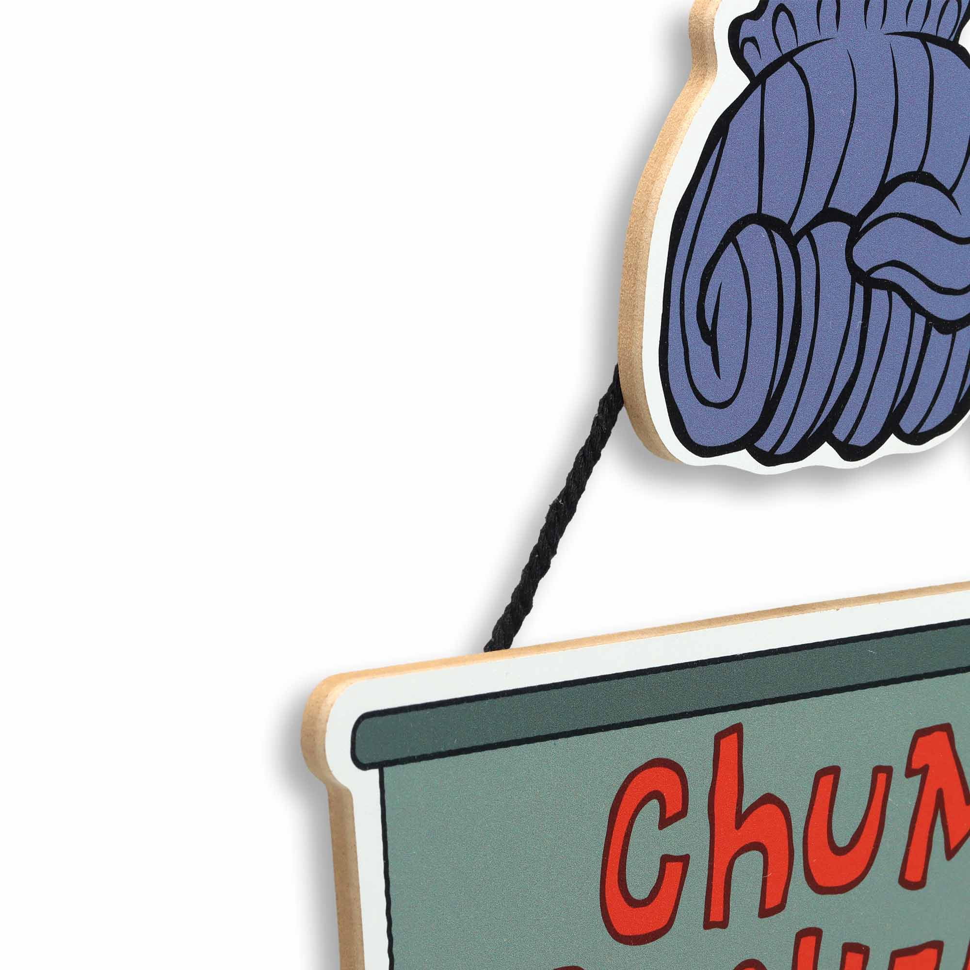 Viacom SpongeBob SquarePants Chum Bucket Plankton Hanging Wood Wall Decor