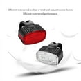 thumbnail image 4 of Bike Rear Light Seatpost Taillight Cycling Handlebar LED Headlight USB Charger Long Endurance Multiple Modes Riding Red and White Light, 4 of 9