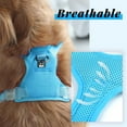thumbnail image 4 of Jewyow No Pull Dog Harness, Adjustable Dog Vest with Soft Padding, Heavy Duty Dog Harness for Small, Medium, Large Dogs(Blue,M), 4 of 6