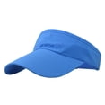 thumbnail image 2 of Casquette Pare-Soleil Extérieure Respirante Ajustable Unie Décontractée pour Adulte Casquettes de Baseball Chapeaux pour Hommes Bleu, 2 of 4