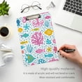 thumbnail image 5 of Coolnut Sea Life Clipboard, Acrylic Standard A4 Letter Size Clip Board with Low Profile Clip for Office, Classroom, Doctor, Nurse and Teacher, 12.5"x9", 5 of 7