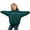 Green, variant on Girls Long Sleeve Letter Print Hooded Pullover, Soft Casual Sweatshirt with Secret Message I Love You Thiiiiiis Much Graphic, Youth Fashion Daily Wear Outdoor Activity Apparel