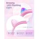 thumbnail image 2 of compatible Kids Headphones with Cat Ear Led Light Up, Safe Volume Limite Kids Wired Headphones with FunShare Foldable Over-Ear Headphones for Kids/Sch, 2 of 5