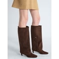 thumbnail image 2 of Scoop Women's Foldover Tall Boots, 2 of 7
