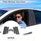 thumbnail image 2 of Moldura de Ventana del Pilar para Mazda CX5 2017-2024, 10 Piezas, Patrón de Fibra de Carbono Negro, 2 of 7