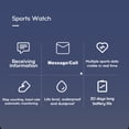 thumbnail image 4 of Graflsoa 1.3" Touchscreen Smart Fitness Tracker with Heart Rate, Blood Pressure, Sleep Monitoring, Remote Camera, Multi-Language Support - Pink Y68/D20 Bluetooth Bracelet, 4 of 6